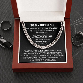 Gift For Husband - The Way Believe - Cuban Link - Thegiftio UK