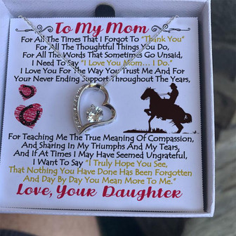 Gift For Mom- Forever Love Necklace - Thegiftio UK