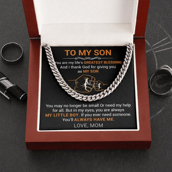 Gift For Son - Fervent Prayer - Cuban Link - Thegiftio UK