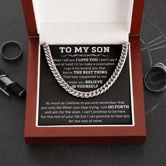 Gift For Son - Your Life - Cuban Link - Thegiftio UK