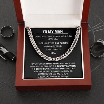 Gift For Your Man - So Grateful - Cuban Link - Thegiftio UK