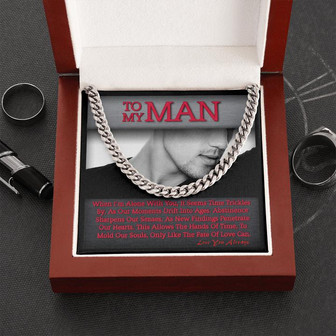 Gifts For Him To My Man, Cuban Link Chain Necklace For Birthday Anniversary, Best Jewelry For Men. - Thegiftio
