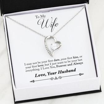 Gifts For Wife " I Just Wanted To Be Your Last Everything " - Forever Love Necklace - Thegiftio UK
