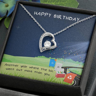 Happy Birthday During Covid Forever Love Necklace - Thegiftio UK