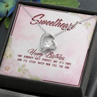 Happy Birthday Sweetheart- Forever Love Necklace - Thegiftio UK