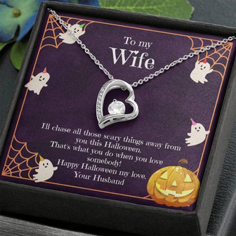 Happy Halloween Forever Love Necklace - Thegiftio