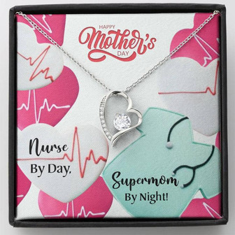 Happy Mother's Day - Nurse Mom - Forever Love Necklace - Thegiftio