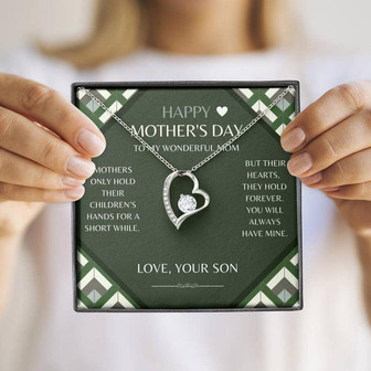 Happy Mother's Day Forever Love Necklace From A Son - Thegiftio UK