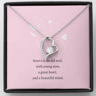 Here's To An Old Soul Forever Love Necklace - Thegiftio