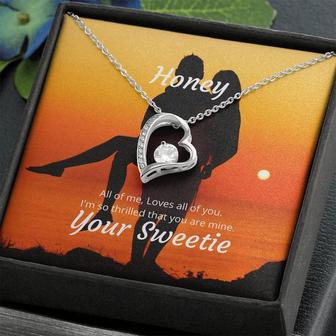 Honey, All Of Me Loves All Of You ~ Forever Love Necklace
