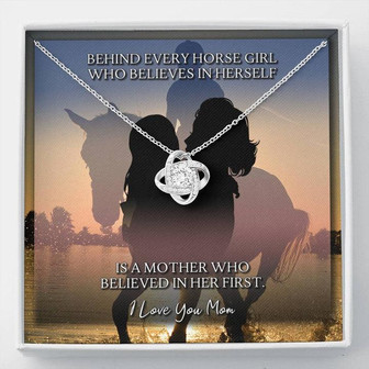 Horse Girl Mom Forever Love Necklace - Thegiftio UK