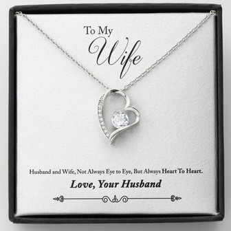Husband To Wife - Dazzling Forever Love Necklace For My Wife - Thegiftio UK