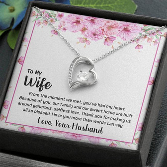 Husband To Wife - Forever Love Necklace - Thegiftio UK