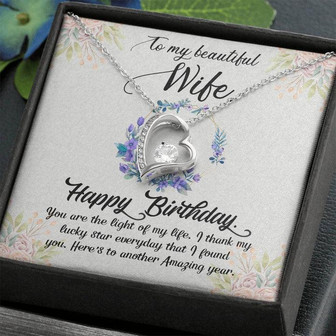 Husband To Wife - The Light Of My Life - Forever Love Necklace - Thegiftio UK