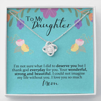 I'm Not Sure What I Did To Deserve You - Love Knot Necklace - Thegiftio UK