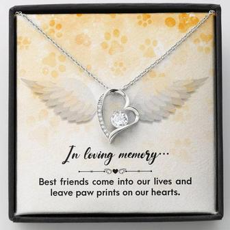 In Loving Memory - Best Friends Come Into - Forever Love Necklace - Thegiftio UK