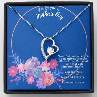 Just For You On Mother's Day, From Your Son. Forever Love Necklace