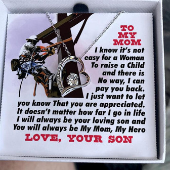 Lineman's Mom - Forever Love Necklace - Thegiftio UK