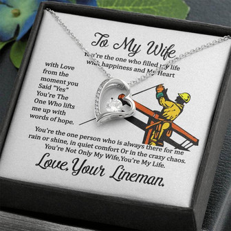 Lineman's Wife - Forever Love Necklace - Thegiftio UK