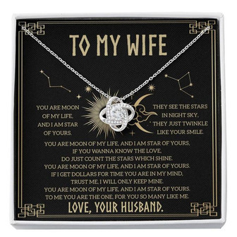 Love Knot Necklace For Your Beautiful Wife - 480 - Thegiftio UK