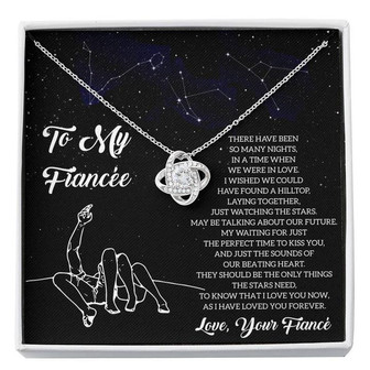 Love Knot Necklace For Your Fiancee - 502 - Thegiftio UK