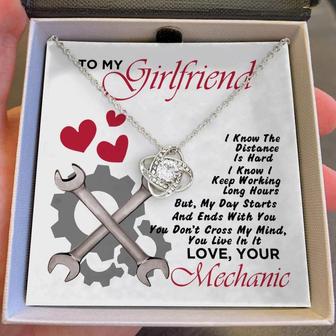 Mechanic's Girlfriend - Love Knot Necklace - Thegiftio UK