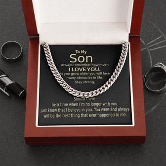 Miami Cuban link Chain for Son - Thegiftio UK