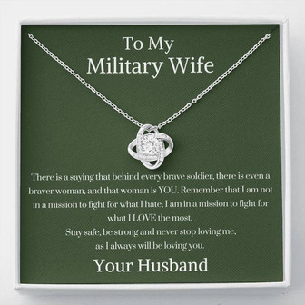 Military Wife | Forever Love Necklace. - Thegiftio UK