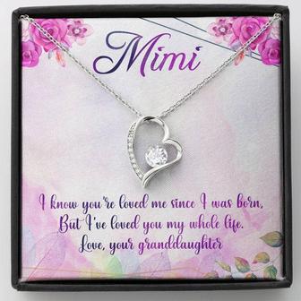 Mimi Forever Love Necklace Message Card - Thegiftio UK