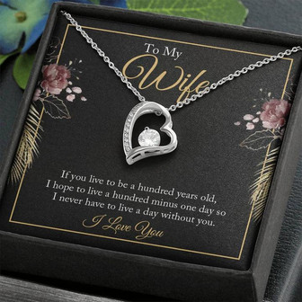 Minus One Day | Forever Love Necklace For Wife - Thegiftio UK