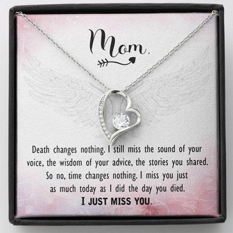 Mom - I Just Miss You - Forever Love Necklace - Thegiftio UK
