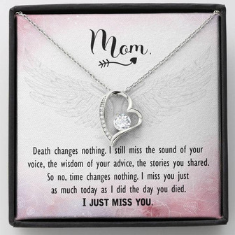 Mom - I Just Miss You - Forever Love Necklace - Thegiftio UK