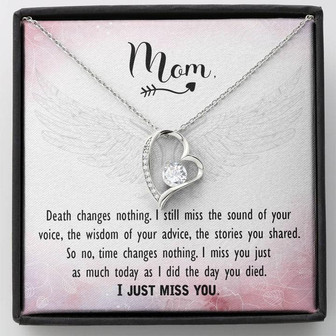 Mom - I Just Miss You - Forever Love Necklace - Thegiftio UK