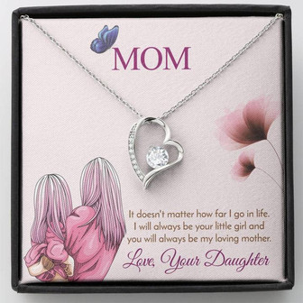 Mom - I Will Always Be Your Little Girl | Forever Love Necklace - Thegiftio UK
