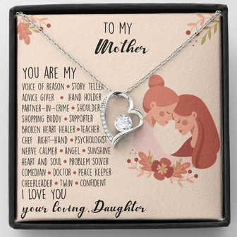 Mom-Daughter Forever Love Necklace - Thegiftio UK