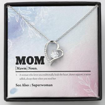 Mom Definition Forever Love Necklace - Thegiftio UK