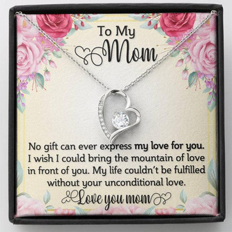 Mom Forever Love Necklace - Thegiftio UK