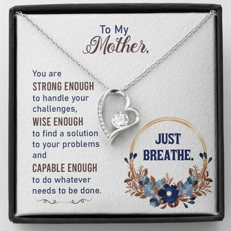Mom Gift Collection - Just Breathe - Forever Love Necklace - Thegiftio UK