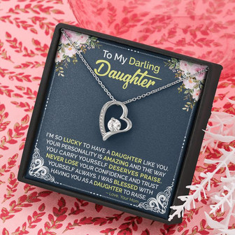 Mom To Daughter - Forever Love Necklace - Thegiftio UK
