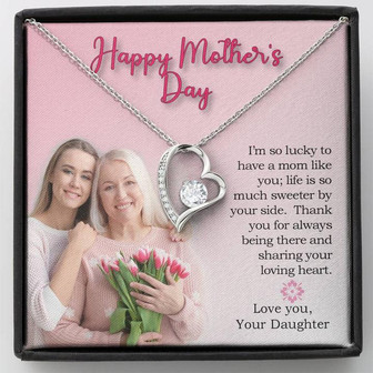 Mother's Day Forever Love Necklace From Daughter - Thegiftio UK