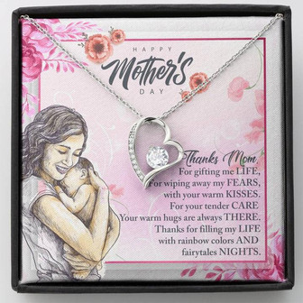 Mother's Day Gift Collection - Thanks Mom - Forever Love Necklace - Thegiftio UK