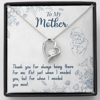 Mother's Day Gift For Mom - Beautiful Gift Forever Love Necklace For Mom - Thegiftio UK