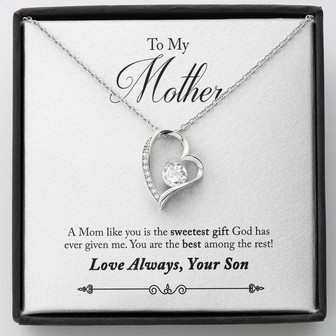 Mother's Day, Gift For Mom, Gift For Her, Mom, Mother, Forever Love Necklace - Thegiftio