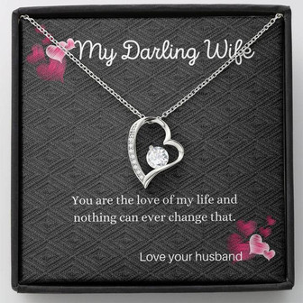 My Darling Wife Forever Love Necklace - Thegiftio UK