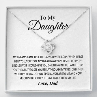 My Daughter Pride & Joy Forever Love Necklace - Thegiftio UK