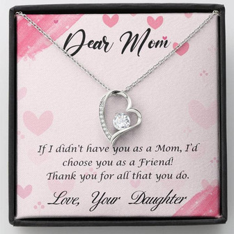Perfect Gift For Mom - From Daughter - Forever Love Necklace - Thegiftio UK