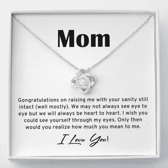Perfect Mother's Day Love Knot Necklace - Thegiftio UK