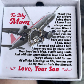 Pilot's Mom - Forever Love Necklace - Thegiftio UK