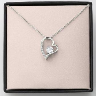 Pink Background Forever Love Necklace - Thegiftio UK