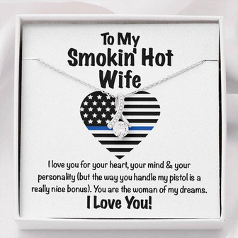 Police Officer's Wife Forever Love Necklace - Thegiftio UK